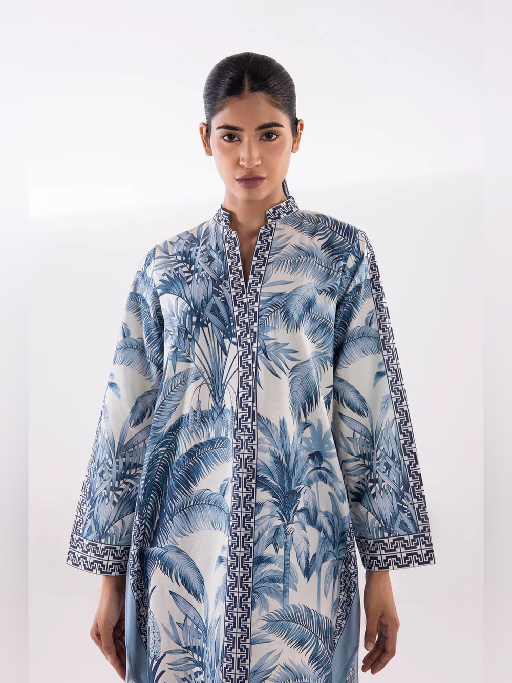 New! SANA SAFINAZ Garden Sketch Kaftan